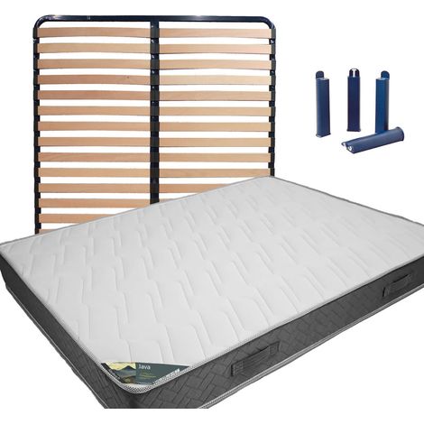 JAVA - Pack Matelas + AltoLattes 120x190 + Pieds (1/5)