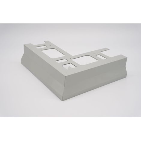 Angolo esterno proterrace pc grigio (ral 7038) 80x55mm