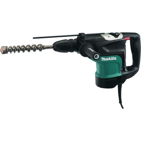 Makita – Perforateur burineur SDS max filaire 1350W – Force de frappe 10,1 J – Coffret d’outils D-42472 – Pour béton armé et travaux intensifs