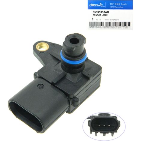 Capteur de pression d'admission 05033310AB compatible avec Dodge, Chrysler et Jeep (1/5)