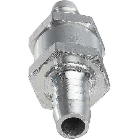 Clapet anti-retour unidirectionnel 6 mm 1/4" pour carburant, essence, huile, bioaluminium-10mm (1/5)