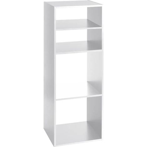Estante columna mix n modul 4 compartimentos blanco - 5five (1/3)