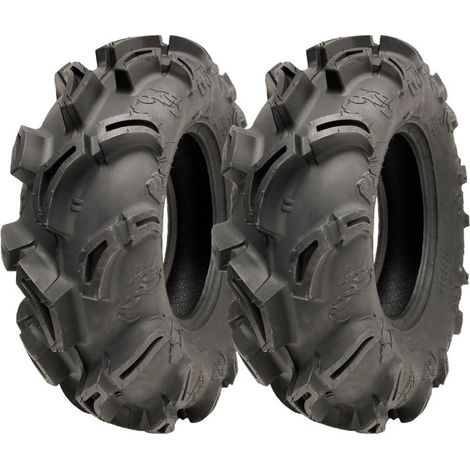 25x8.00-12 (205/80-12) 6PLY ATV TIRE WU23 OBOR SCORPIO 43J ROAD LEAL (SET OF 2)