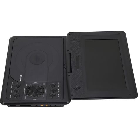 Lecteur DVD portable 1080p, écran HD pivotant 7 pouces, compatible carte mémoire USB, lecteur MP5 vidéo pour voiture, prise UE 110-240 V (1/5)