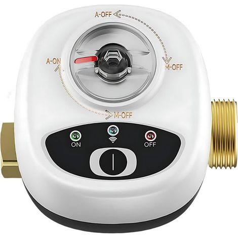 Vanne d'eau WiFi,Interrupteur automatique Vanne à bille intelligente Indice d'étanchéité IP65 Télécommande sans fil APP Compatible avec Alexa Google Assistant et Santé pour (1/5)