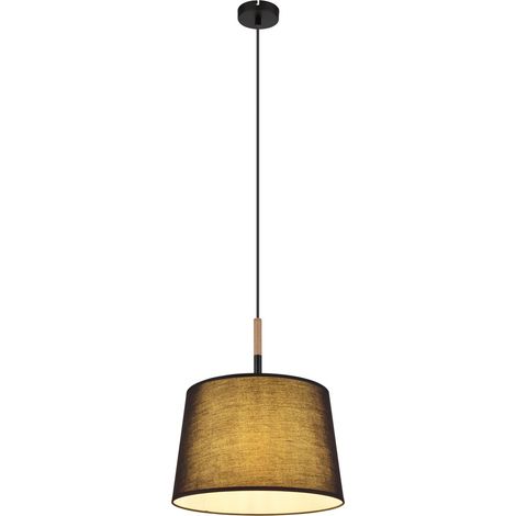 Globo - lámpara colgante - Kikki - negro - metal - Ø 38cm - E27 - (1/5)