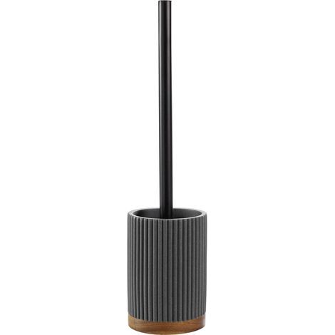 x Toilettenbürste – Badezimmeraccessoire – Elegantes und feuchtigkeitsbeständiges Design für Toiletten – Anthrazit – 9,1 x 38,5 cm (1/4)