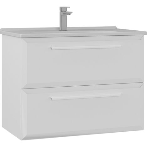 Waschtischunterschrank "Nuvola 80 v2" – 80 x 50 x 62 cm – Weiß (1/3)