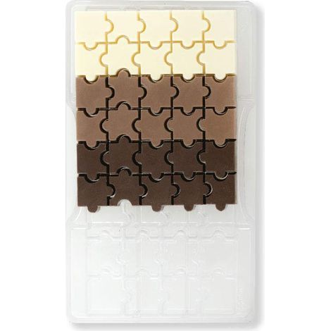 Stampo professionale per puzzle di cioccolato (1/3)