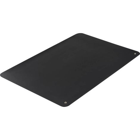 TRU COMPONENTS TC-12360056 Tappeto ESD, Nero (L x L x A) 900 x 610 x 1.5 mm 1 pz. (1/3)