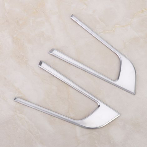 2 pièces garniture de cadre décoratif pour volant auto, compatible Alfa Romeo Giulia 2017 (1/3)