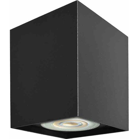 Faretto Bima Quadrato Nero 1xGU10 (1/4)