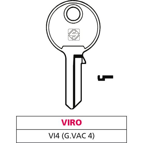 Silca CHIAVE OTTONE VI4 (G. VAC 0) VIRO 20.00 pz