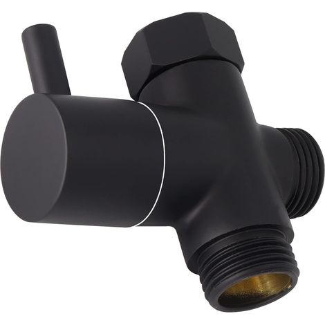 Robinet 3 voies G1/2", robinet 3 voies en laiton massif, douchette, receveur de douche (1/4)
