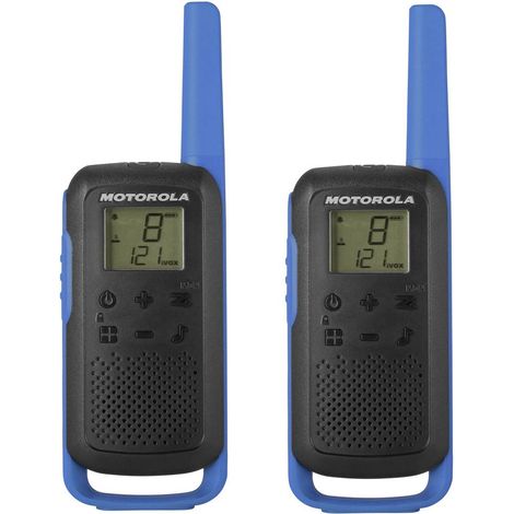 Motorola TALKABOUT T62 ricetrasmittente 16 canali 12500 MHz Nero, Blu (1/5)