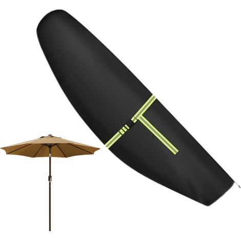 Sonnenschirmhülle – 280 x 30 x 81/46 cm – Robust, multifunktional und UV-beständig Dick und langlebig – Gartenaccessoire für Terrasse, Balkon und Balkon (1/5)