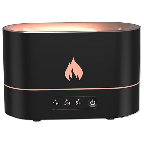 Diffuseur huiles essentielles flamme USB, humidificateur LED veilleuse maison (1/5)