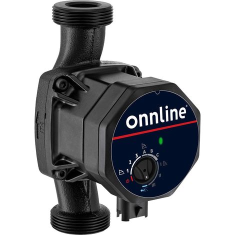 Pompe de circulation électronique en ligne EQC-S 25-4/180, avec raccord fileté (1/4)