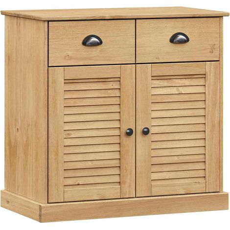 Maison Exclusive - Credenza con Cassetti VIGO 78x40x75cm Legno Massello Pino (1/5)