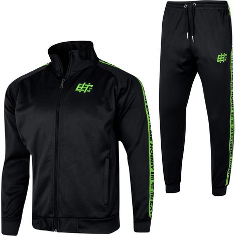 Sportlicher Herren-Trainingsanzug – Set M, Limette
