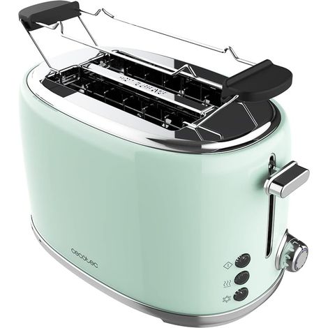 Grille-pain Vert Rétro 2 Fentes 980W (1/2)