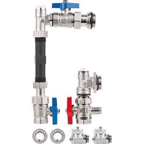 Pièce de raccordement WS WMZ V-E 3/4" avec purge (1/2)