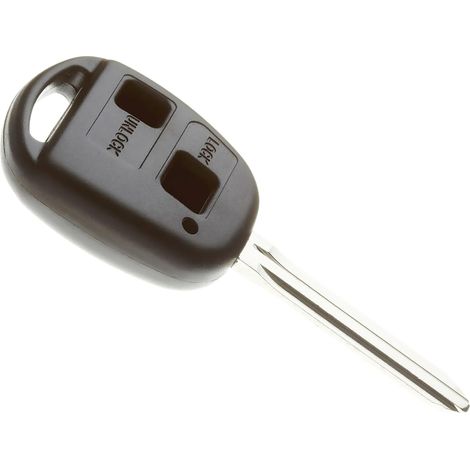 Jongo - Coque de Clé avec Lame Compatible avec Toyota Celica, Corolla Verso, Rav4, Land Cruiser, Yaris et Yaris Verso (1/5)