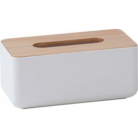 Wooden Tissue Box Simple Paper Box Napkin Paper Box House Household Paper Box Hotel Office Paper Box For Bamboo Title Tiss Box Raving Room Coffee Table Natural Wood Tissue Box (1/5)