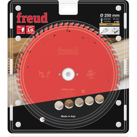 DISCO WIDIA PER LEGNO D 250 MM FORO 30 DENTI 60- FREUD- 1,0 pz