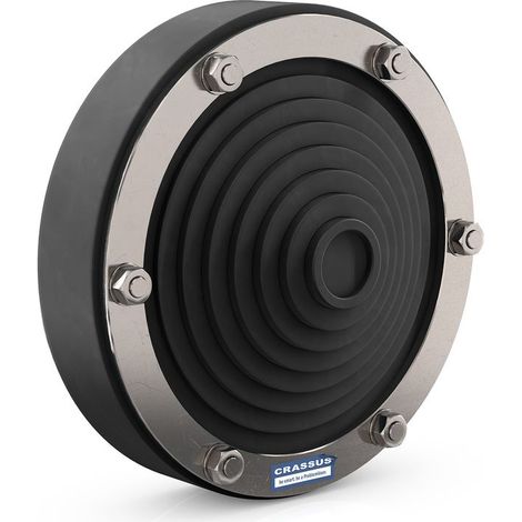 Joint CR Pressd. Type DD Uni, DN100, diamètre extérieur 18-65 mm jusqu'à 1,5 bar, joint : 40 mm, EPDM / V4A