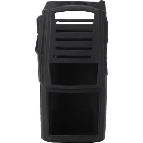 Étui de protection en silicone souple pour talkie-walkie Baofeng UV82, noir (1/5)