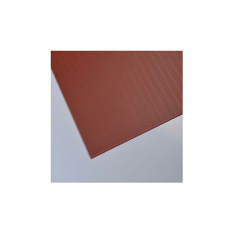LASTRA ALVEOLARE """PLASTONDA""" 50X100 SP.2,5MM MARRONE