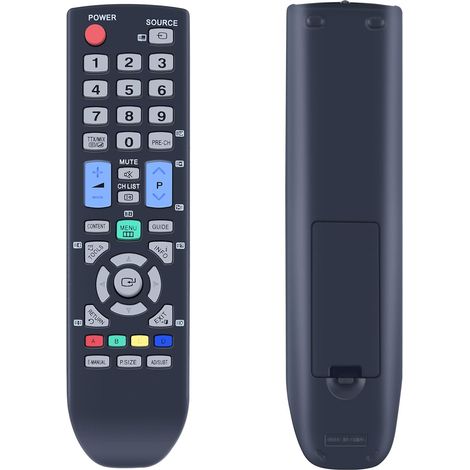 Télécommande de rechange AA59-00496A pour écran TV Samsung LED LCD Plasma Samsung T22A300, T27A300, LE-32D400, LE-32D403, LE-32D404, LE-40D503, LE-40D504, UE-19D400. UE-200 00, UE-26D400 (1/5)