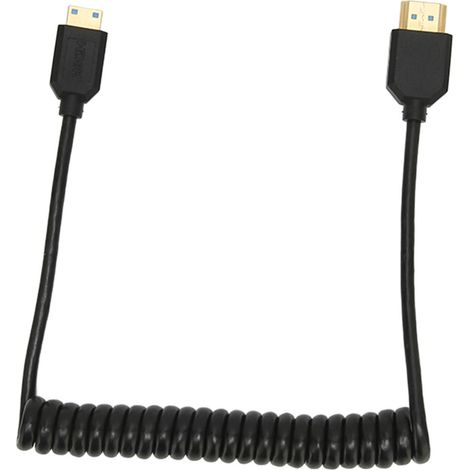 Câble HDMI Mini Mâle vers Mâle 8K 60Hz 4K 120Hz, cordon torsadé pour affichage vidéo, adapté aux TV HD et consoles de jeux (1/5)