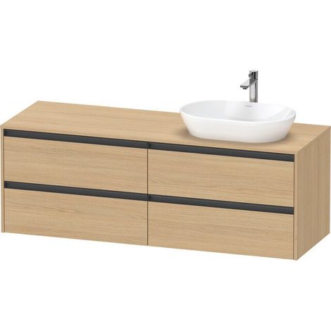 DURAVIT K24899R30300000 Console WTU suspendue Ketho.2 550x