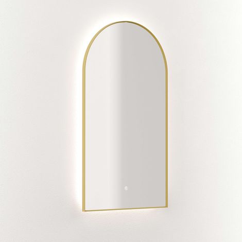 Espejo Duna 90X50 - Oro Cepillado