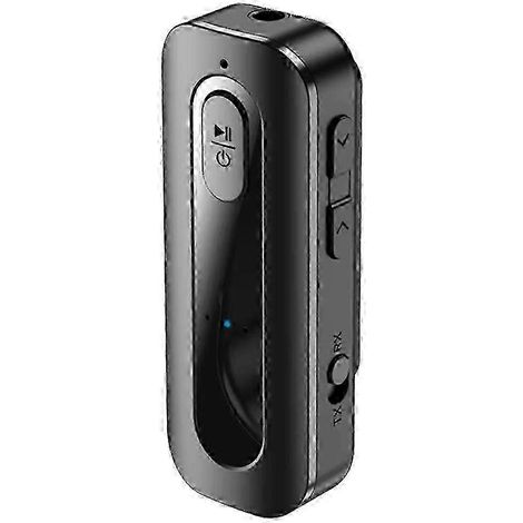 Récepteur/émetteur audio Bluetooth 5.4 combiné, prise jack 3,5 mm, récepteur audio de voiture, kit mains libres pour casque AUX KD. (1/5)