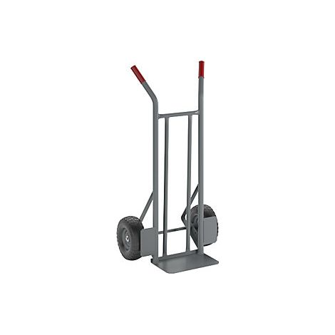 eurokraft basic  Carrello per sacchi in acciaio  con 2 barre