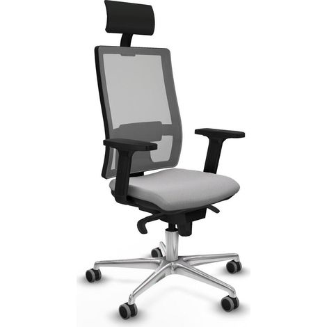 Piqueras y Crespo Chaise ergonomique gris clair moderne (1/3)