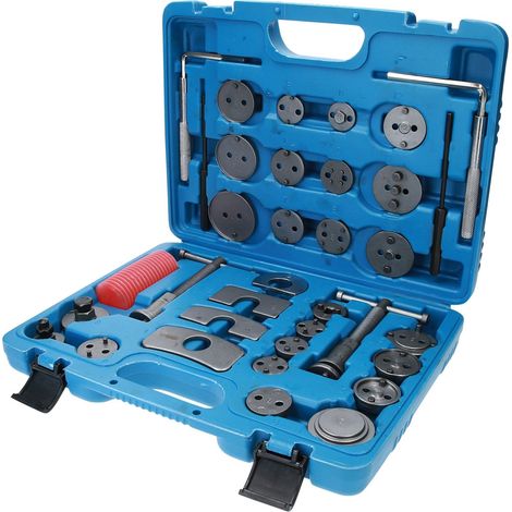 BRILLIANT TOOLS Juego universal de herramientas de restablecimiento de pistones de freno, 35 piezas - BT701050 (1/5)