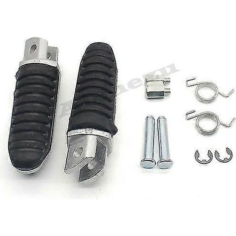 Acz Suzuki GSR600 GSR750 GSXR1300 Hayabusa Motorrad-Fußrasten vorne & hinten für SV400 SV650 SV1000 GSR400 GSX1300R Fußrasten – vorne, schwarz (1/5)