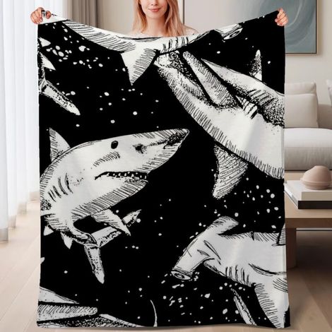 Couverture de lit en polaire, jeté doux et chaud de printemps, légère et luxueuse en microfibre de polyester, décoration intérieure, ajout parfait à la décoration intérieure, excellent cadeau pour tou (1/4)