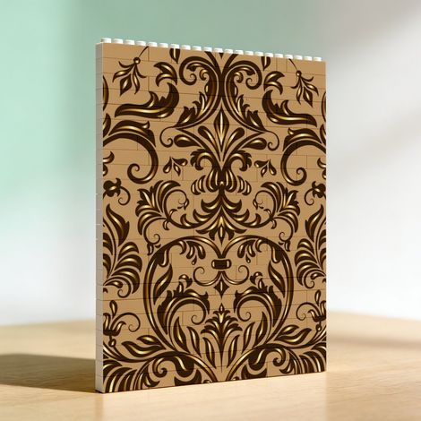 Cadre en briques pour la Saint‑Valentin, cadeau d’anniversaire pour lui, elle (1/5)