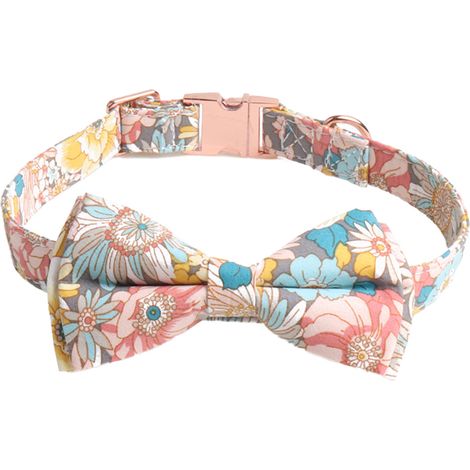 Collier Chien - Collier Chat - Nœud Papillon Noël - Pour Fêtes Animales - Taille Réglable - 1 Pièce (1/5)