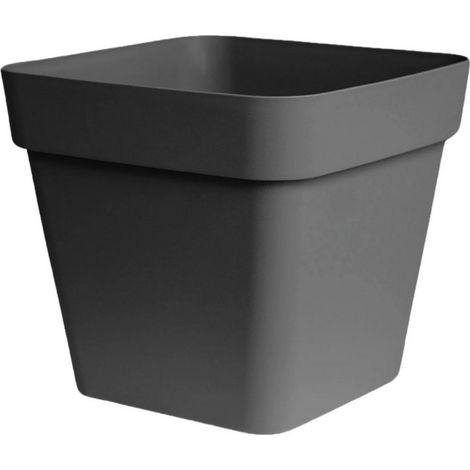 Cleo Square Planter - L40 x W40 x H39 cm - Black