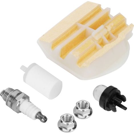 Kit d'entretien du filtre à air de tronçonneuse compatible avec Husqvarna 445, 450 et autres modèles (1/4)