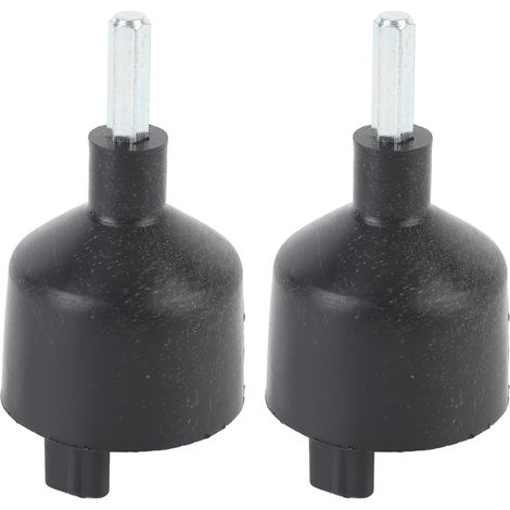 Lot de 2 douilles isolateurs clôture électrifiée ABS acier pour vissage sur poteaux bois (1/5)