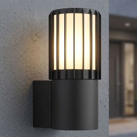 Applique murale LED d'extérieur, applique murale, luminaire d'extérieur, anthracite, aluminium, H 20 cm (1/5)