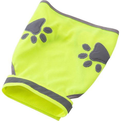 Gilet de sécurité réfléchissant vert M pour chien, vêtement haute visibilité, harnais de sécurité pour chiens de petite et grande taille, veste idéale pour les activités de plein air, la randonnée et (1/5)