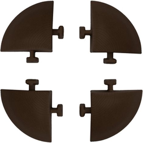 Terrassenfliese artplast woodenlike 5.4x5.4x2.5 cm wetterfest